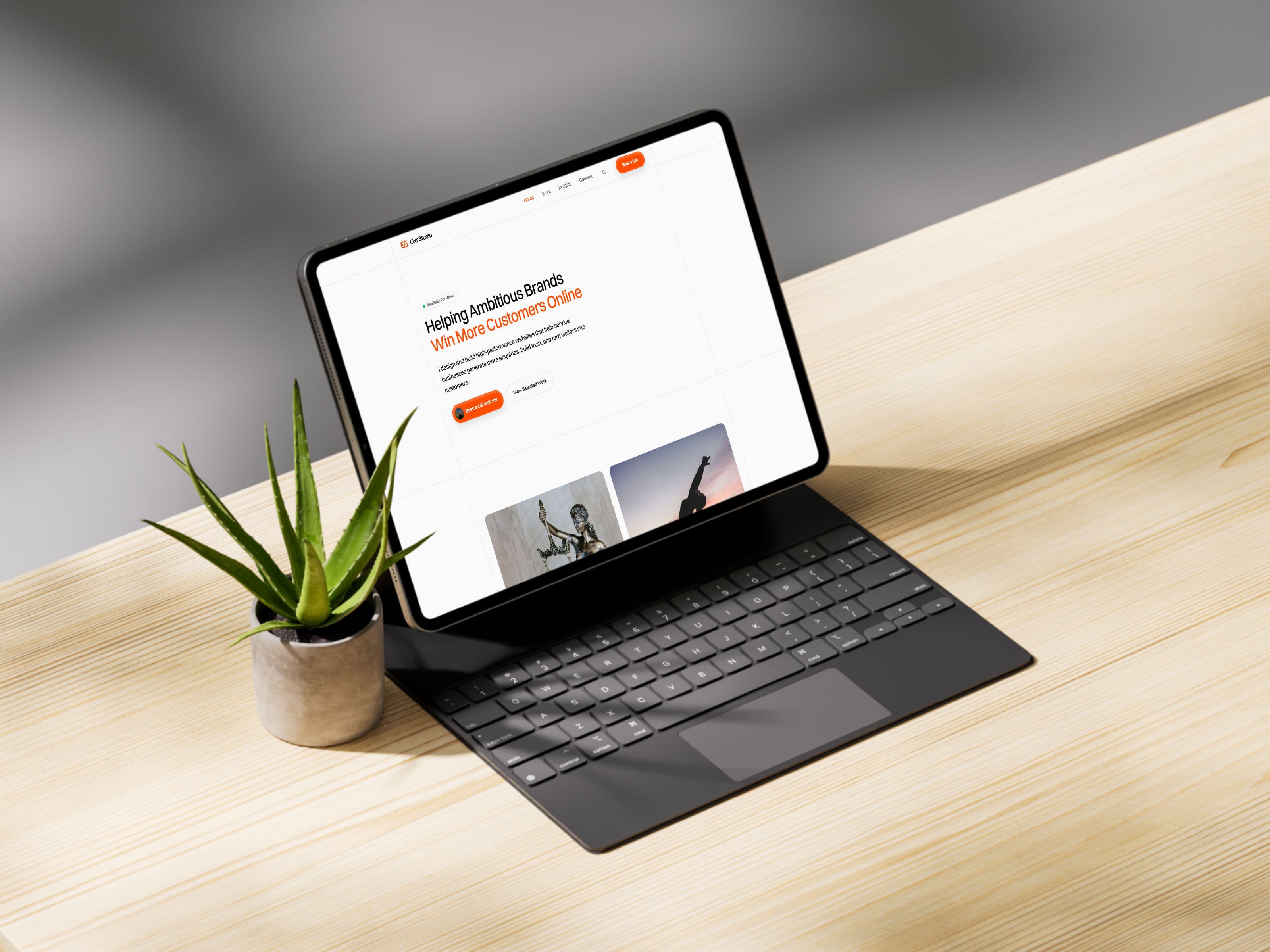 tablet mockup, 002